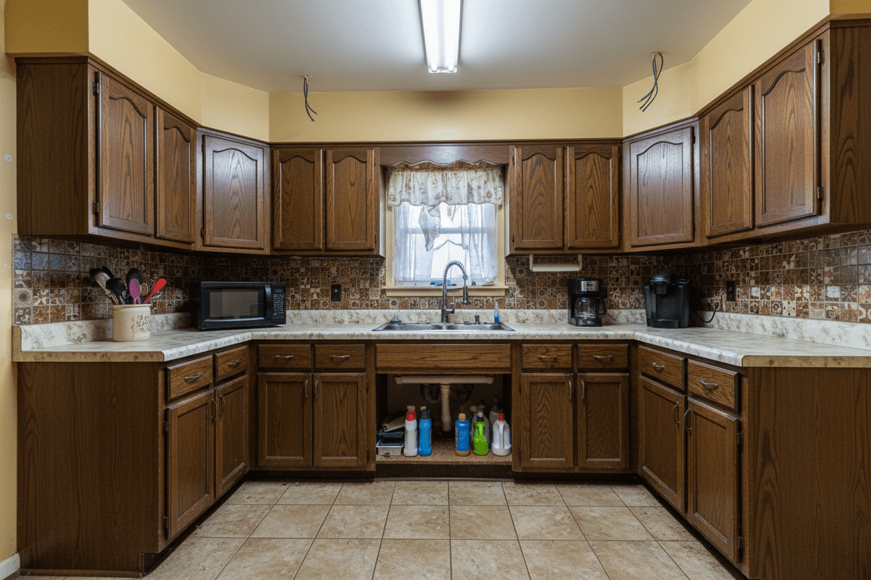 Contemporary Kitchen Renovation - Before