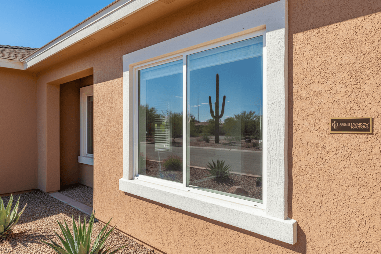 Energy-efficient window installation with clean trim work